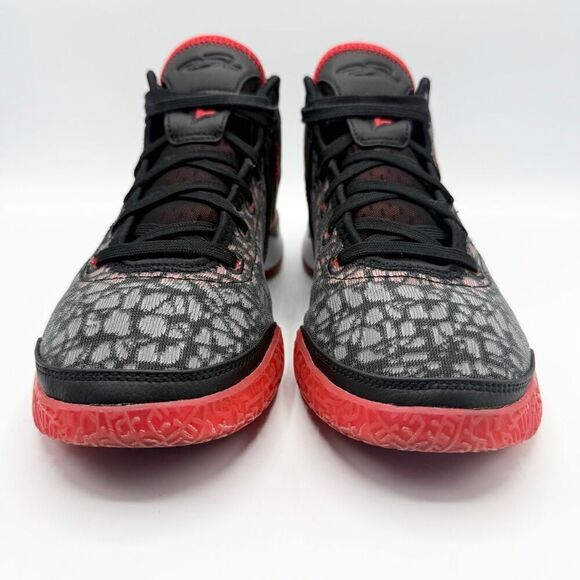 Nike Zoom LeBron NXXT Gen FaZe Clan Bred Lace Up Red Black Mid Sneakers - US Men - Picture 4 of 16